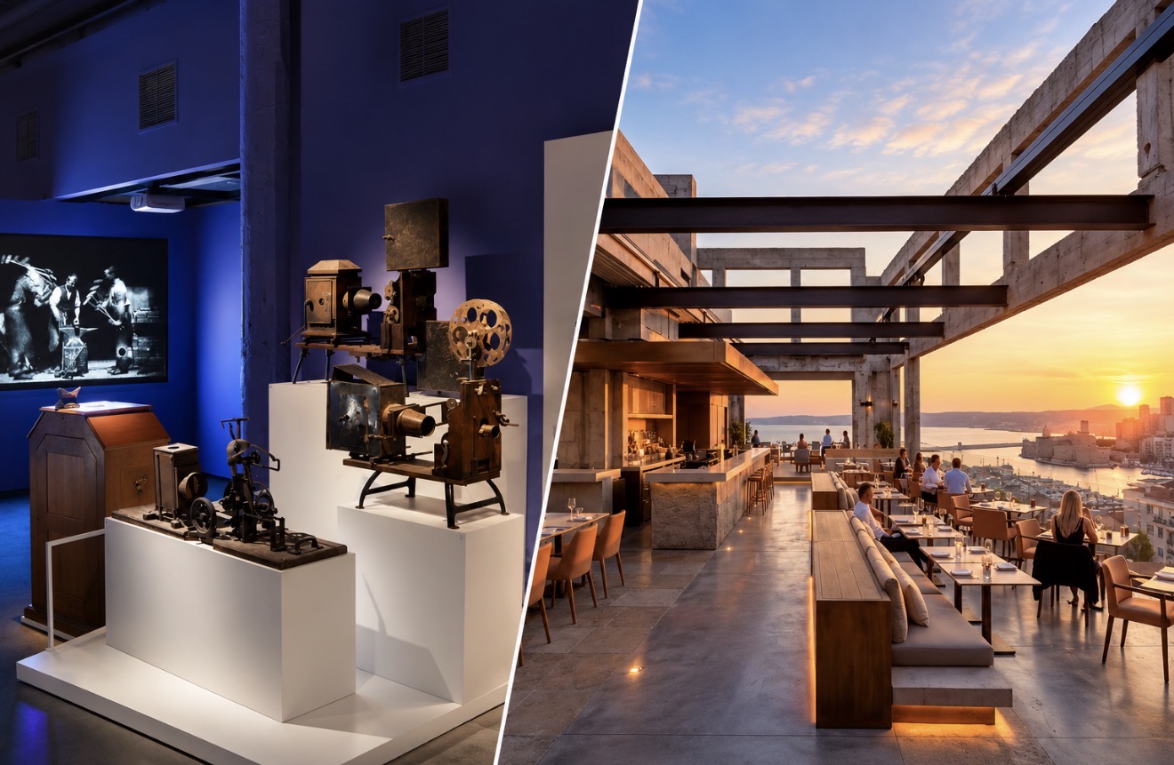 Projet de musée du cinéma et restaurant rooftop : Culture et tourisme